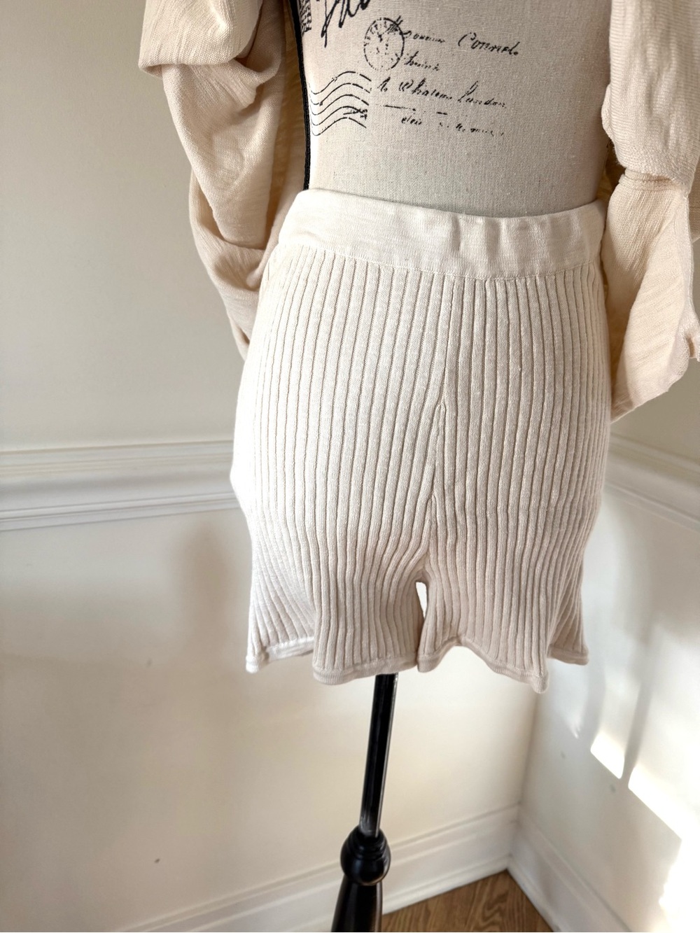Free People Winnie sweater shorts set sz medium - Picture 5 of 9